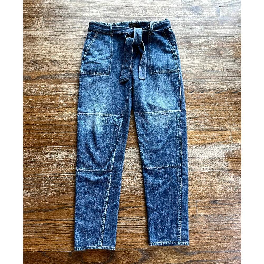 Rag & Bone Miramar Mia Tie Waist Sweatpant Jeans, M